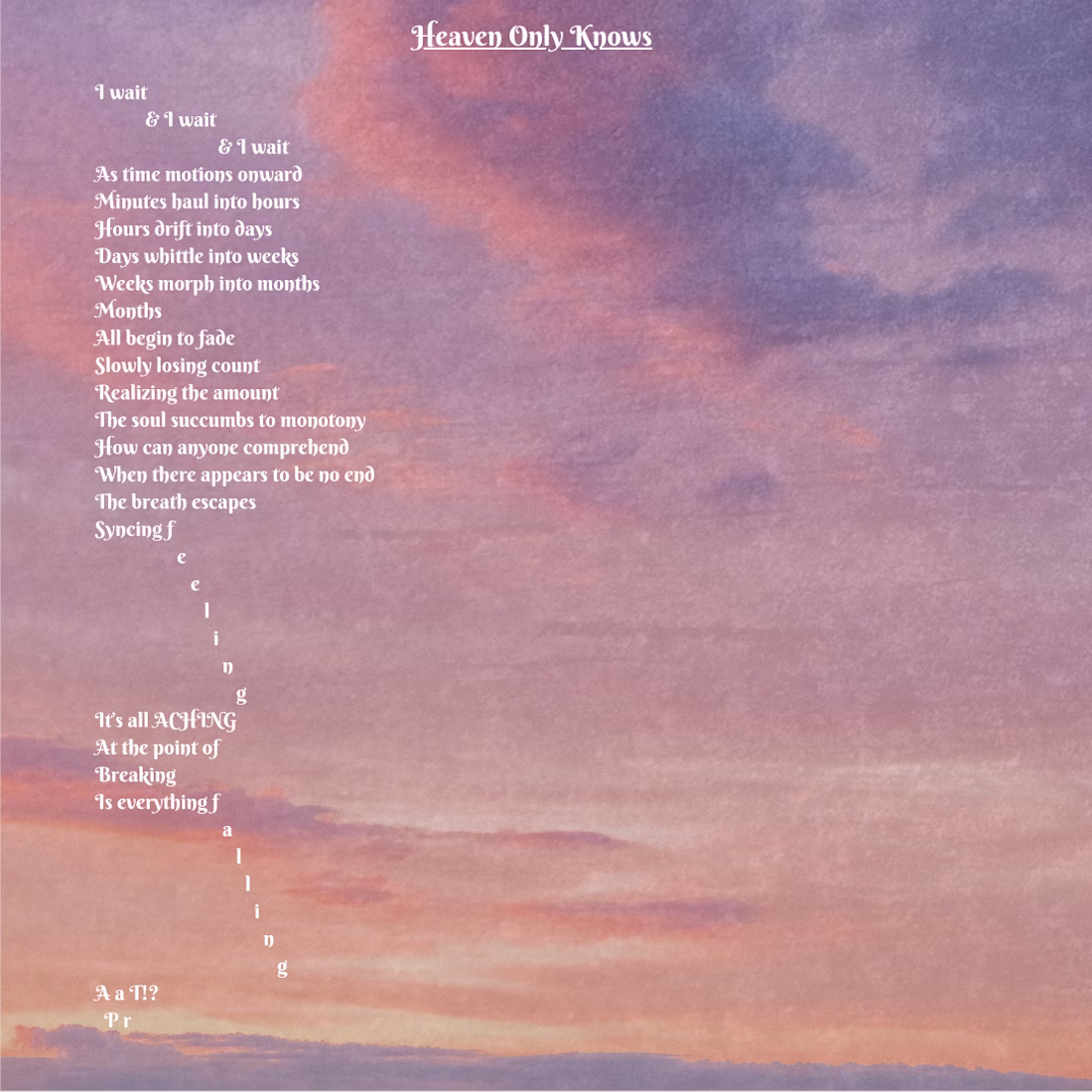 Cover image for A poem capturing the essence