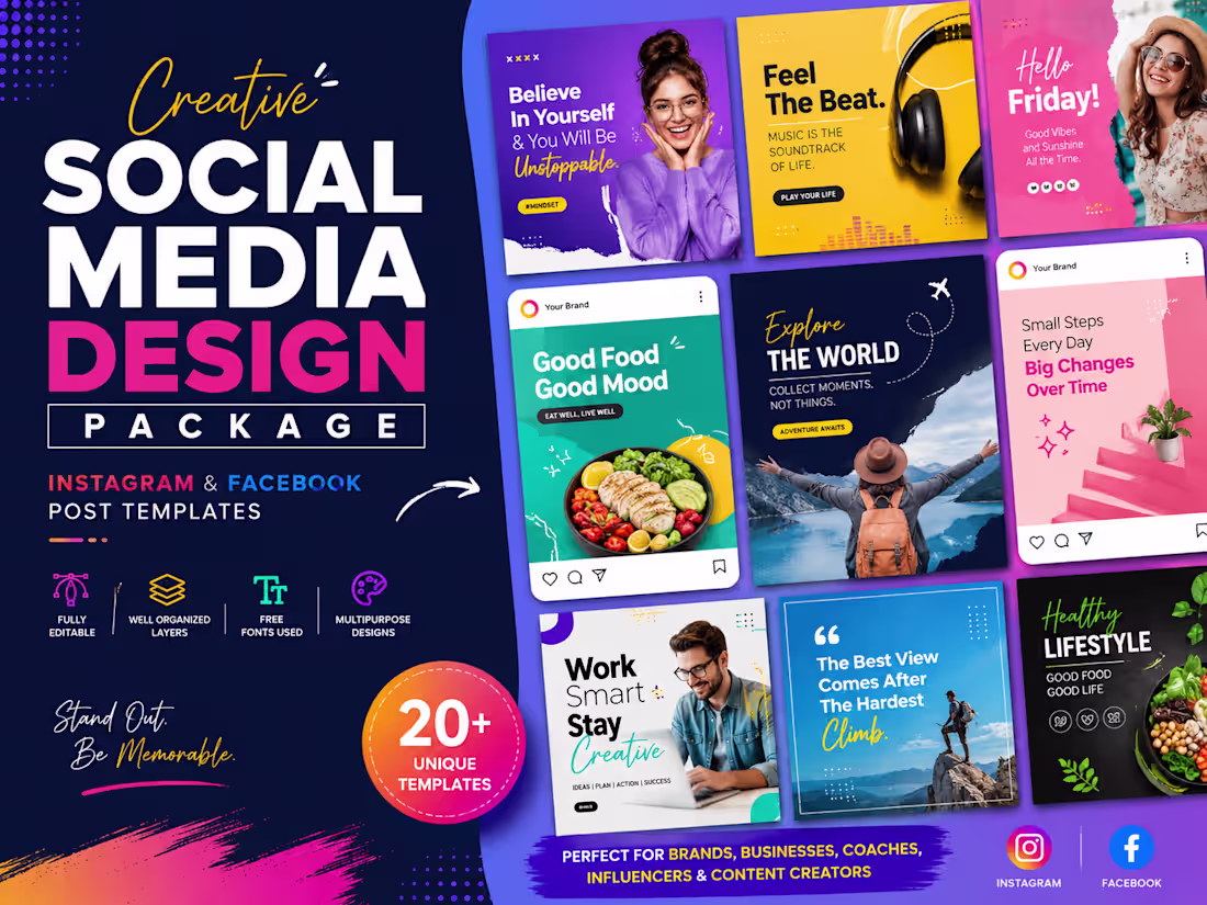 Cover image for Social Media Design Package