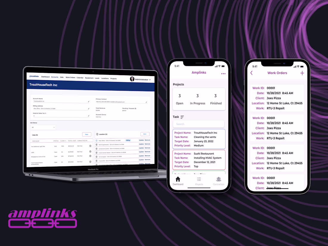 Cover image for Amplinks: CRM for Service Businesses