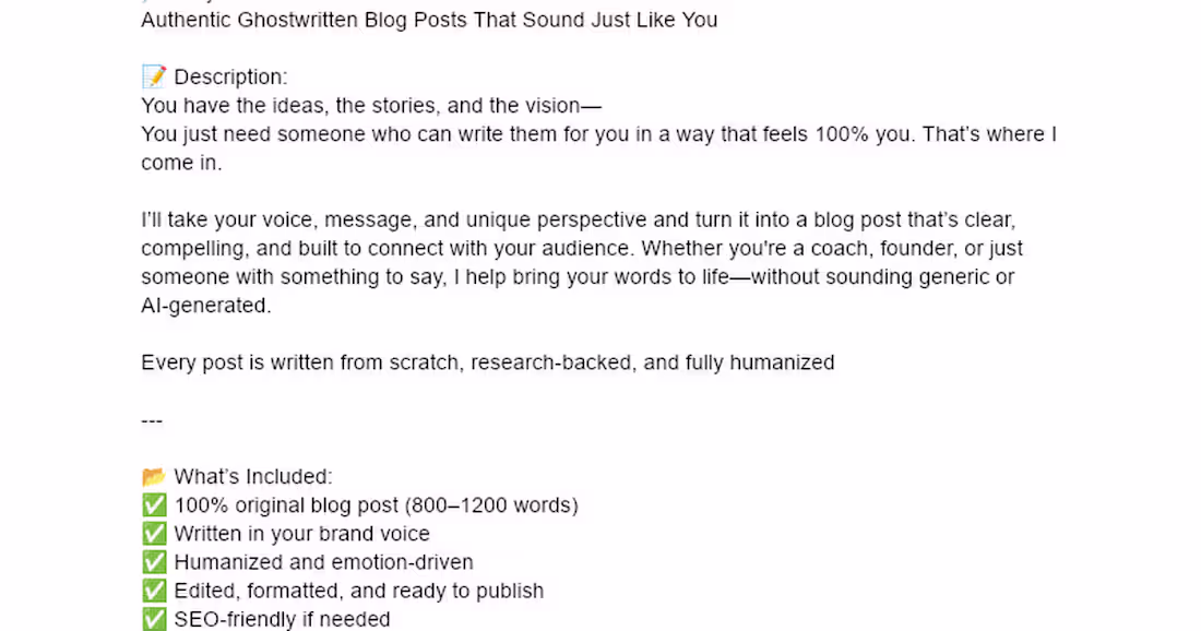 Cover image for Personalized Blog Ghostwriting for Personal Branding