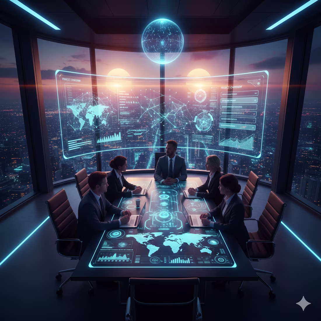 Cover image for Future AI-Driven Corporate Intelligence