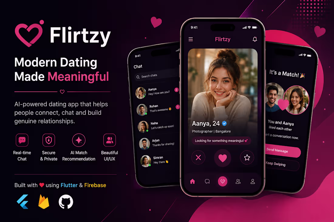 Cover image for AI-powered dating application focused on