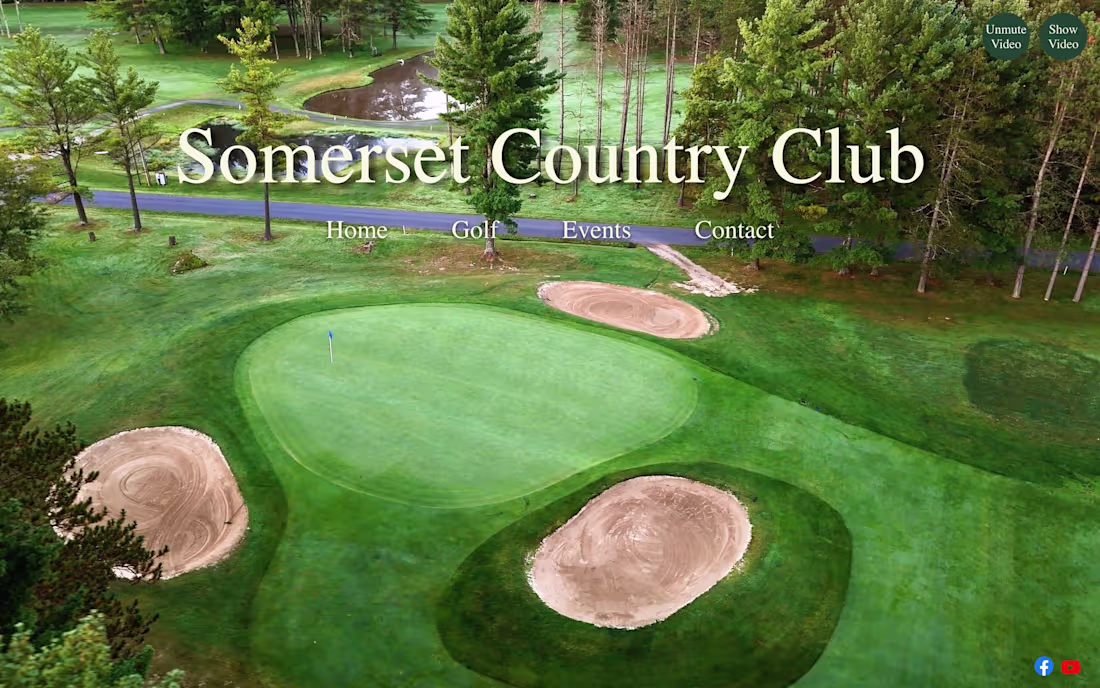 Cover image for Somerset Country Club - Website Redesign Project