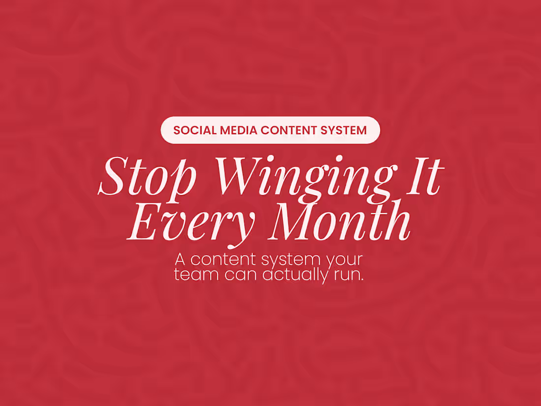 Cover image for Social Media Content System