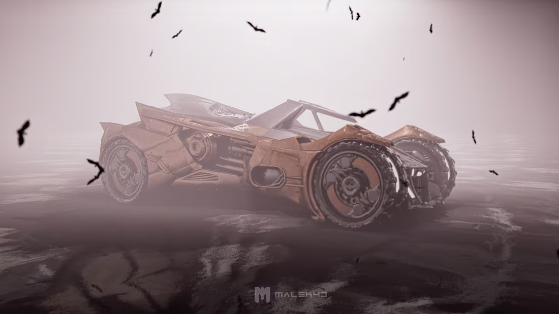 Cover image for BatMobile Arkham Knight 