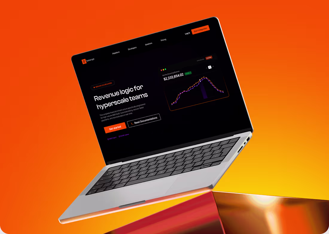 Cover image for Subscrypt – SaaS Landing Page Redesign