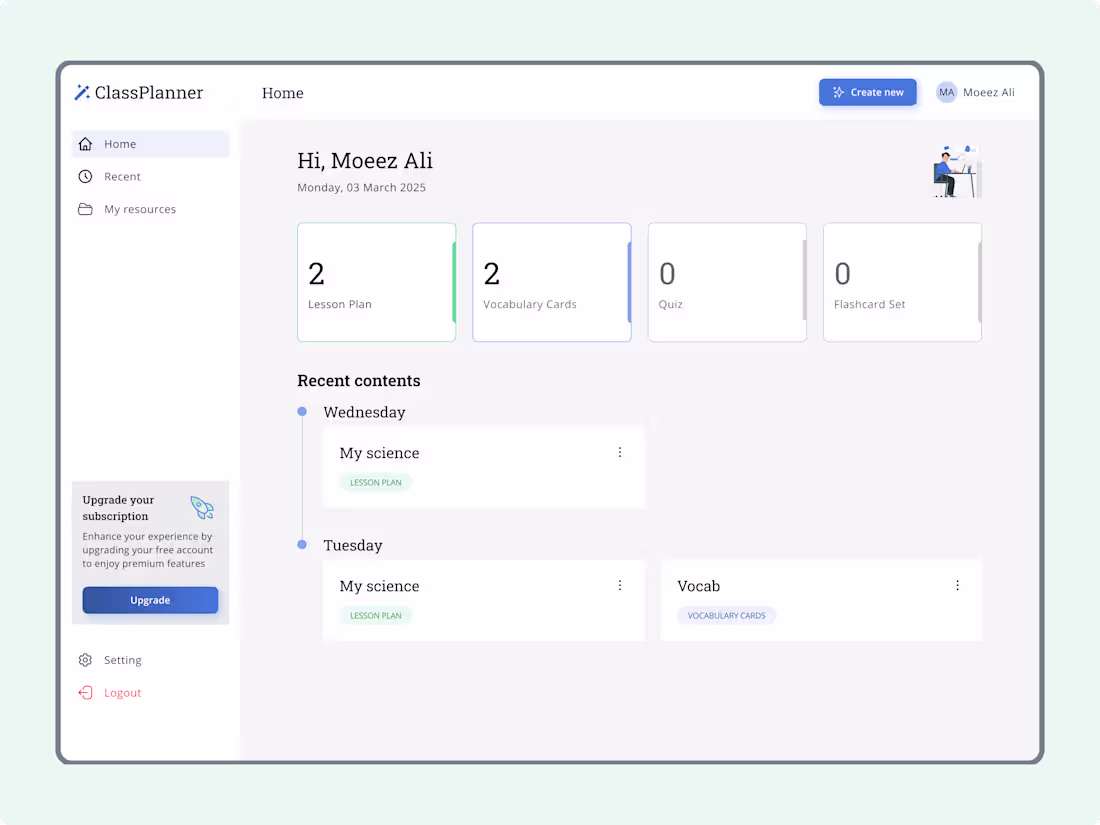 Cover image for AI-Powered Lesson Planner For Educators