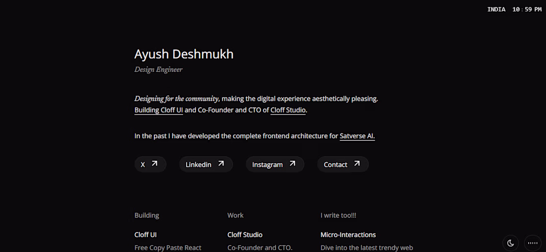 Cover image for Just made my new portfolio website. It is live do check it o...