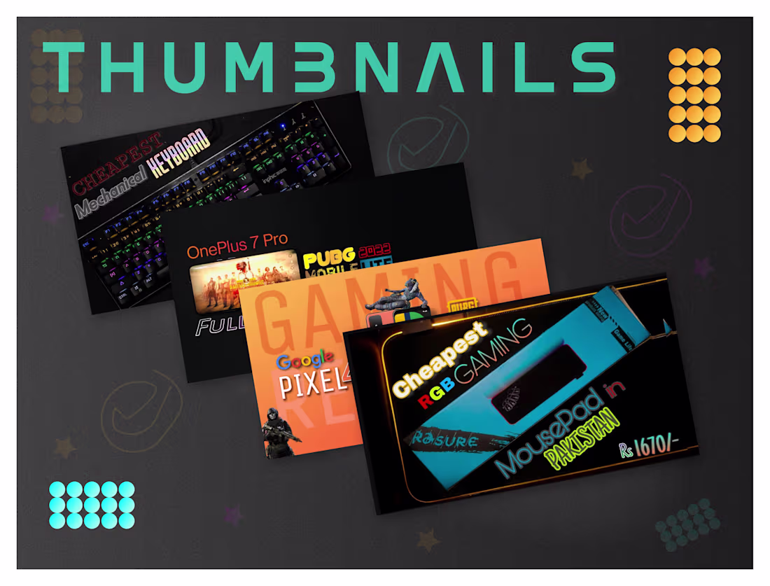 Cover image for Thumbnails For YOUTUBE