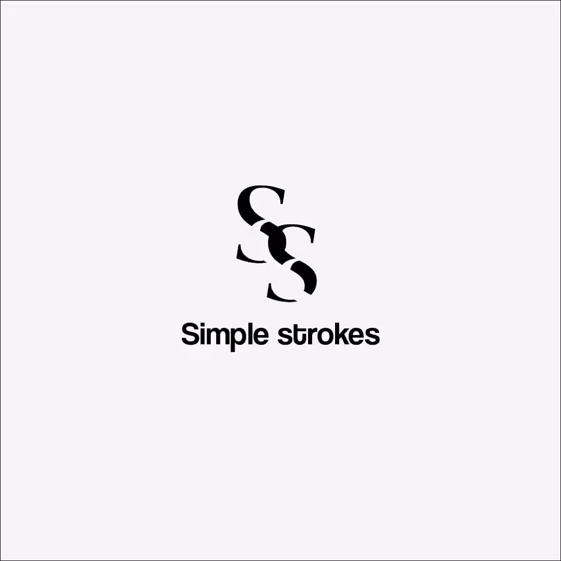 Cover image for Just made this Logo of simple strokes