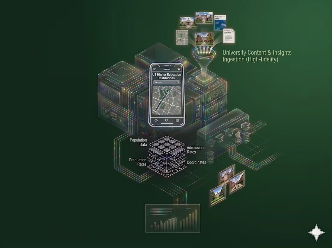 Cover image for Data Architecture & CMS Operations for a HigherEd Startup
