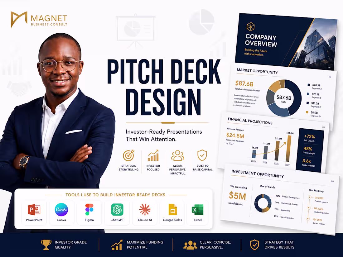 Cover image for Investor-Ready Pitch Deck Design