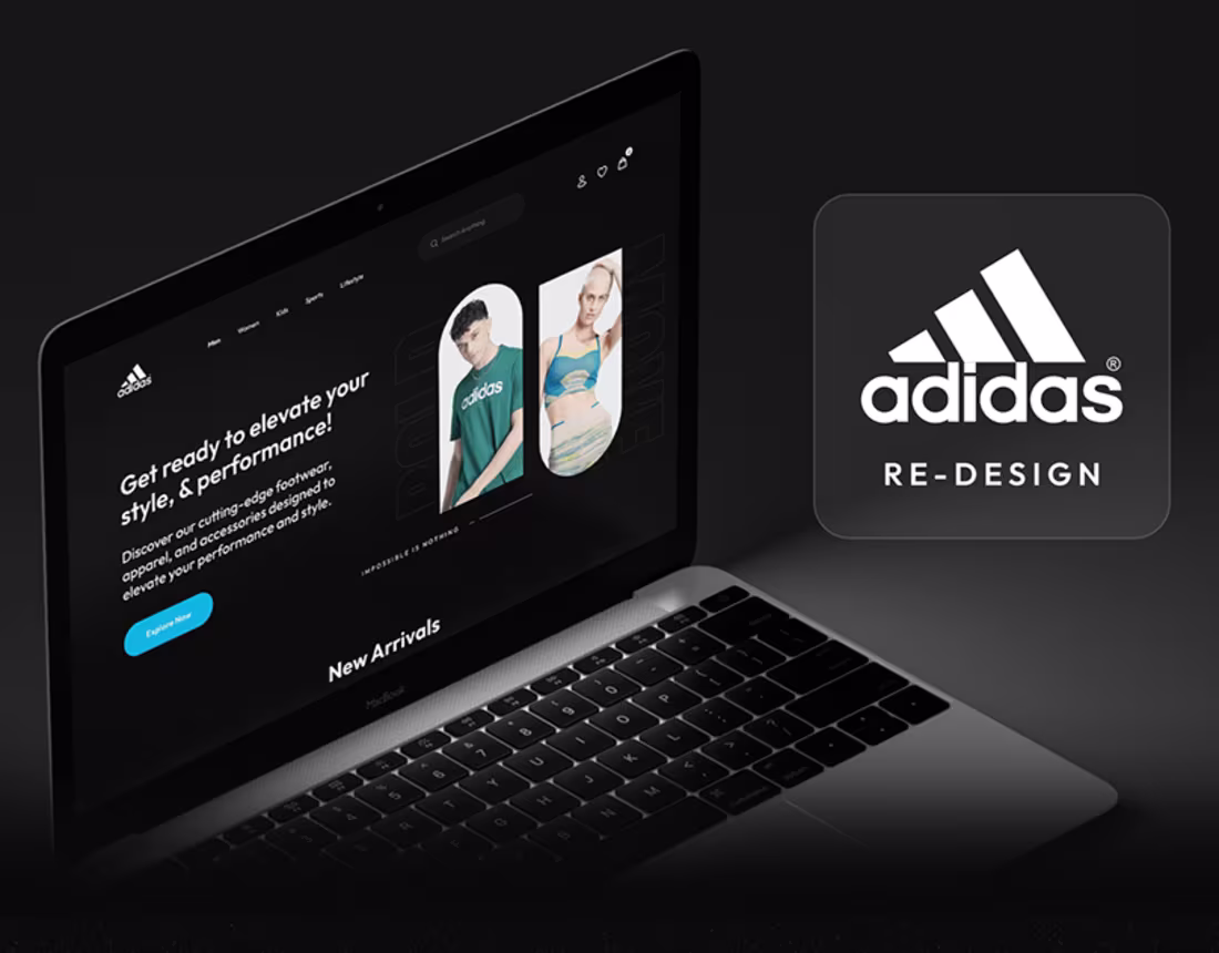 Cover image for Adidas Website Re-Design