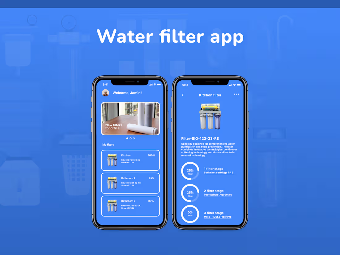 Cover image for Water Filter UX/UI App