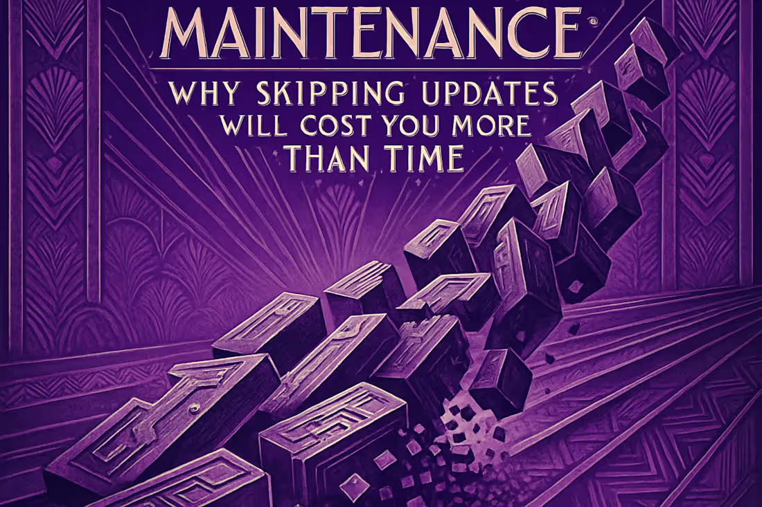 Cover image for WordPress Maintenance: Why Skipping Updates Will Cost You More Than Time