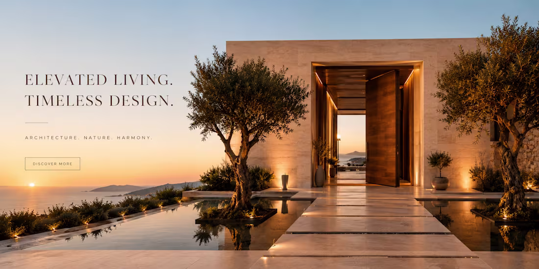 Cover image for  Web Banner. Elegant luxury