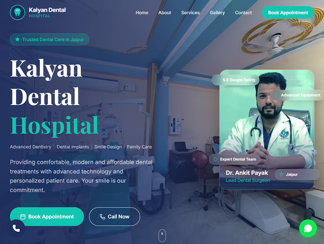 Cover image for Premium Healthcare Landing Page &
