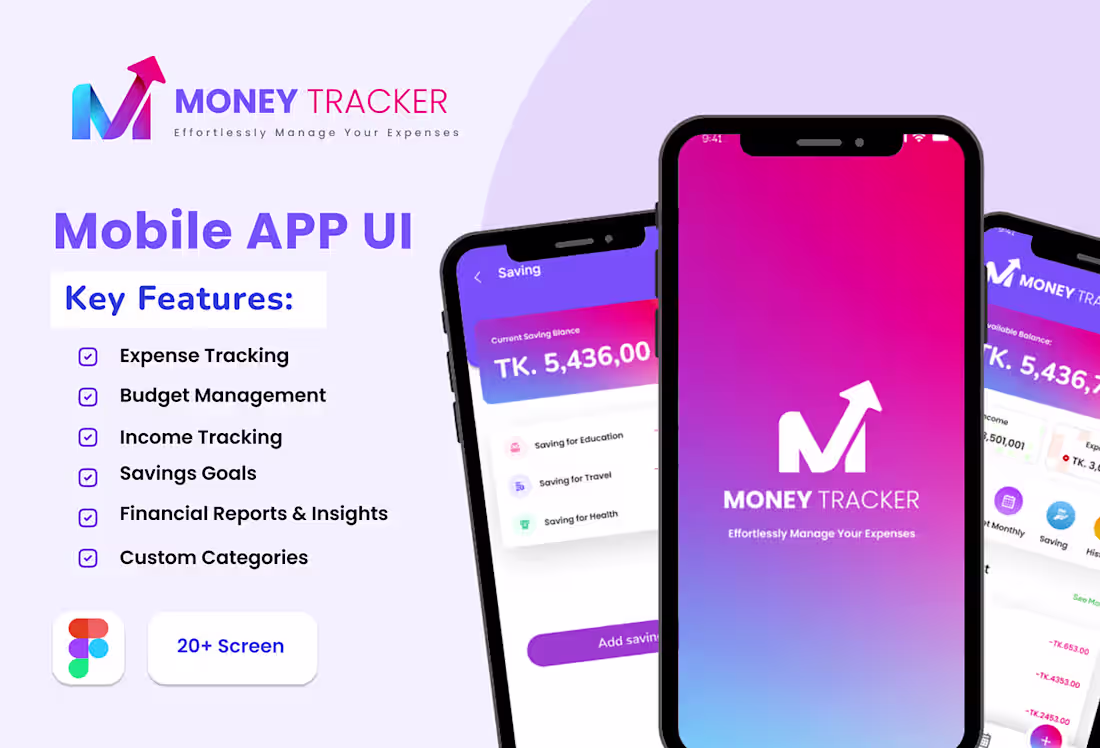 Cover image for Money Tracker – Daily Expense & Budget tracker app.