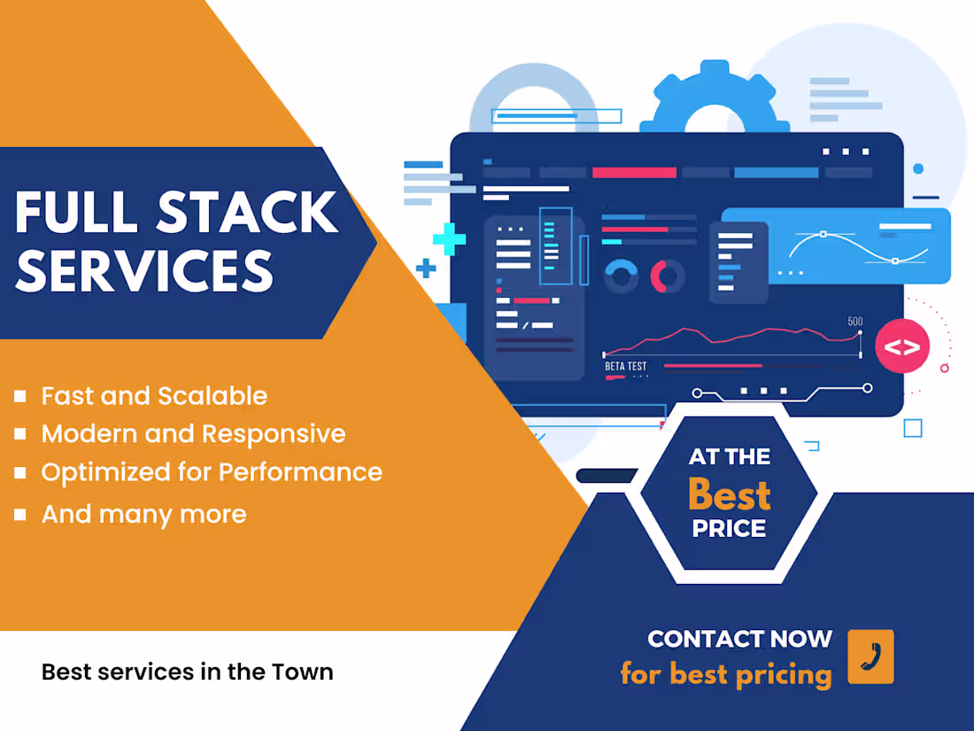 Cover image for Full Stack Development