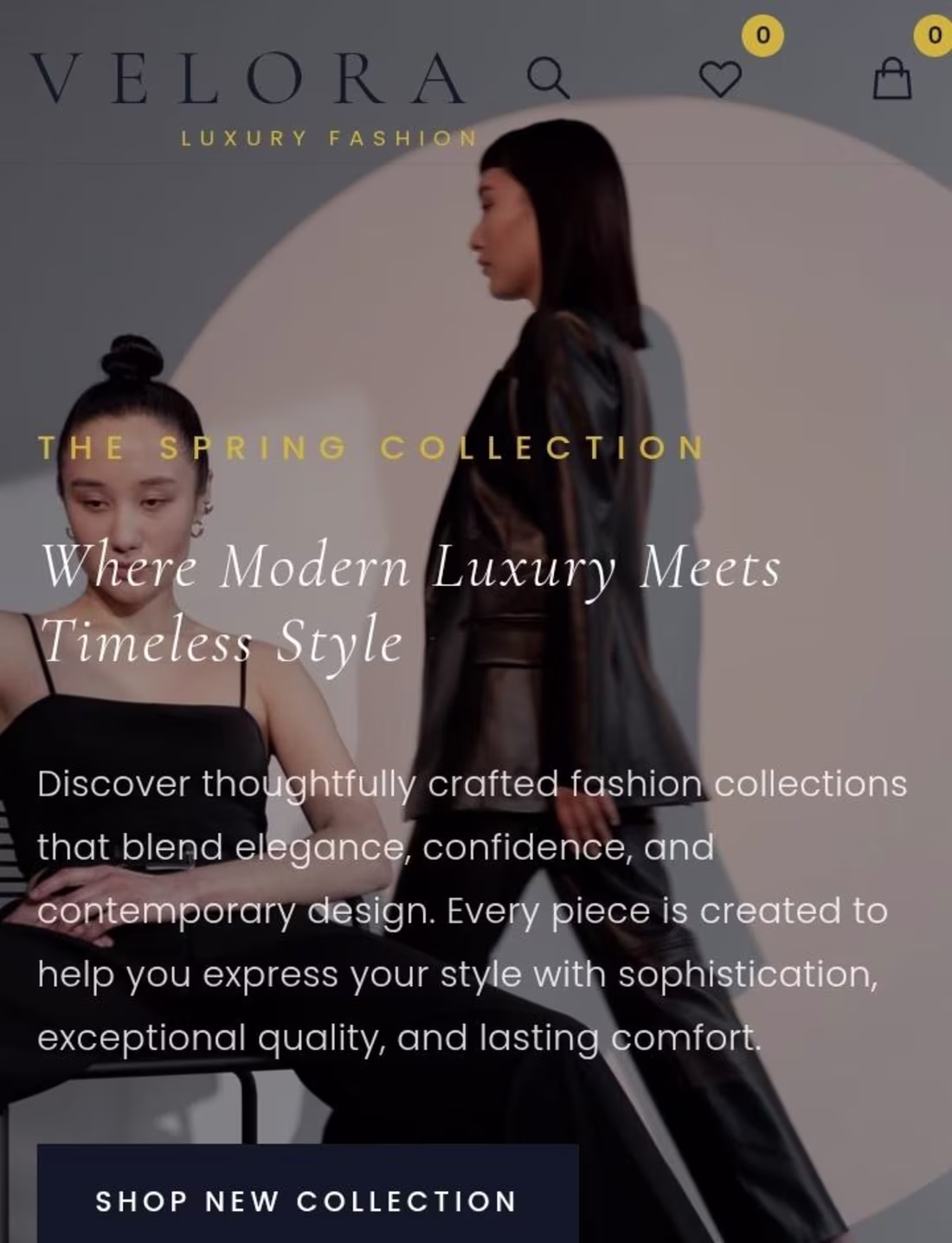 Cover image for I will design a premium fashion website