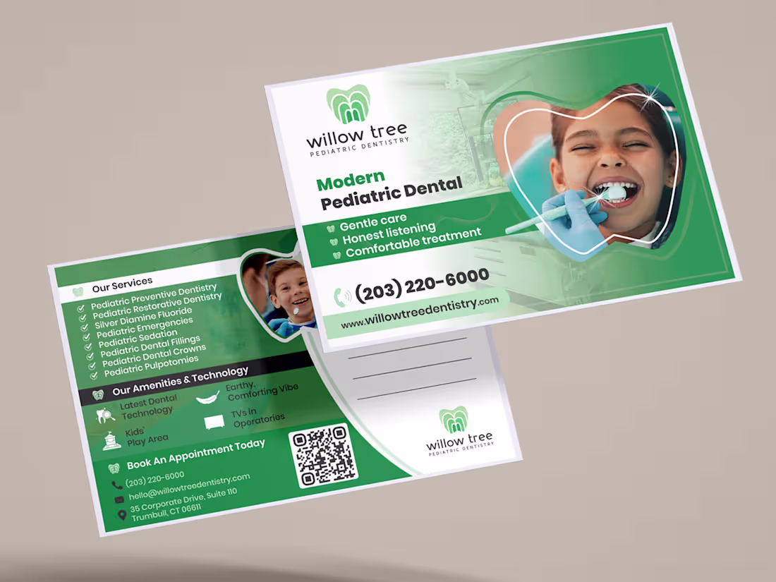 Cover image for Postcard for dental company