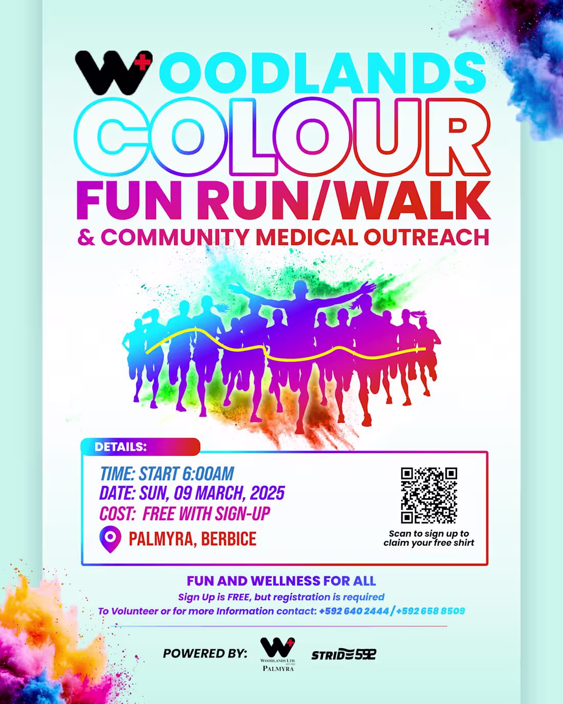Cover image for Woodland’s Colour Run