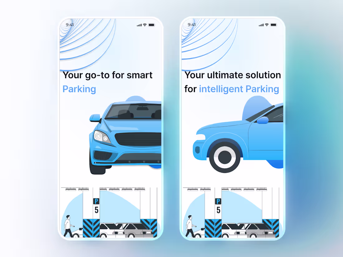Cover image for Splash Screen UI — Car Parking App Branding Design