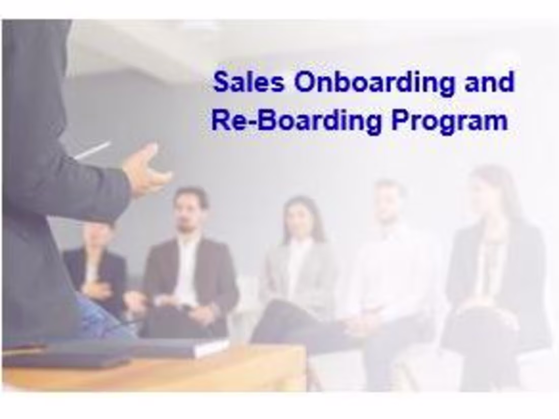 Cover image for Sales Onboarding and Re-boarding