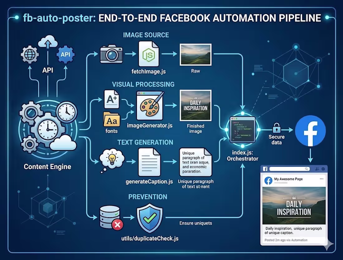 Cover image for Automated Facebook Content Engine
Image Processing: