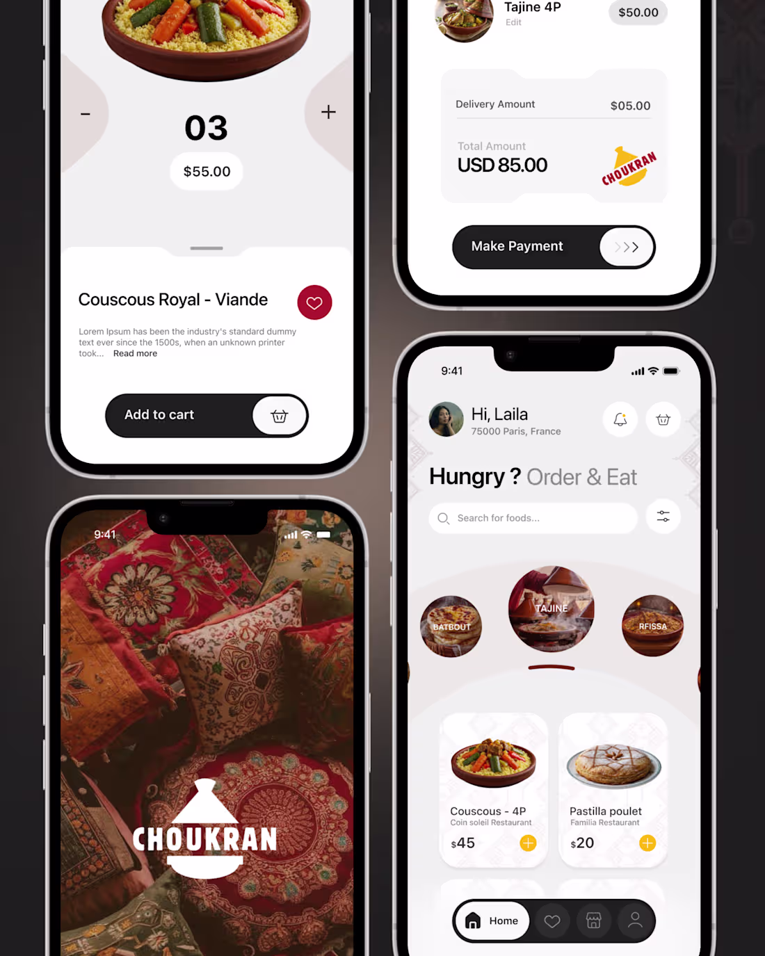 Cover image for  Mobile App Design: Choukran
Choukran