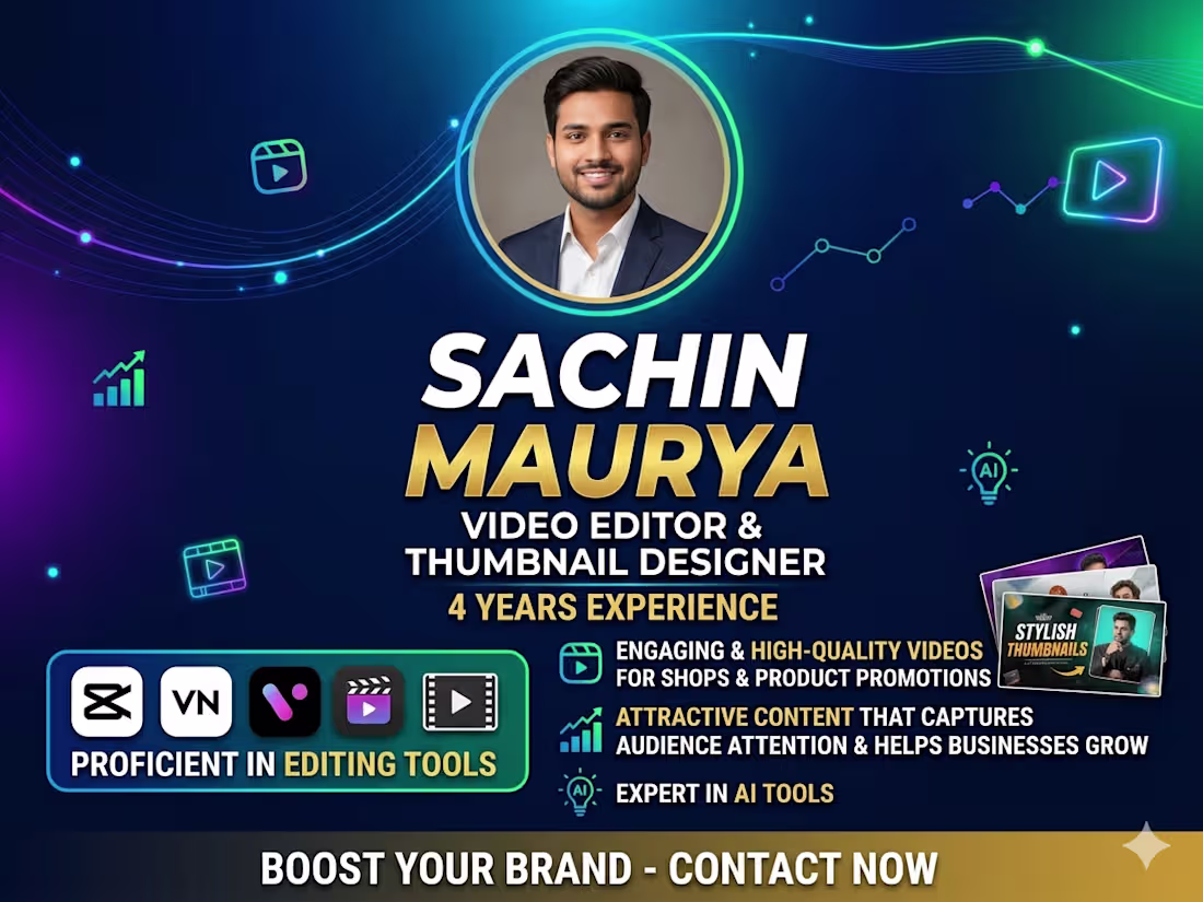 Cover image for i create engaging thumbnails &