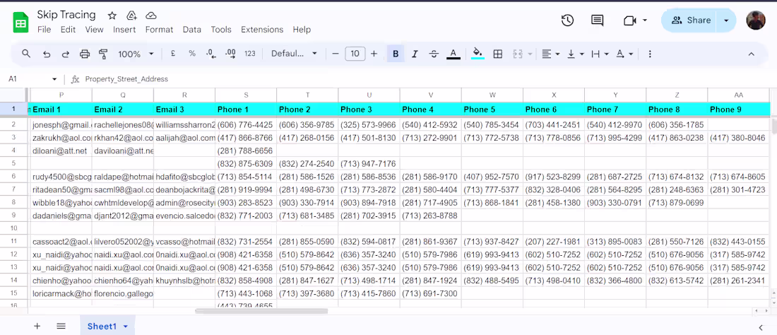 Cover image for I help my client to find their missing emails and phone numb...