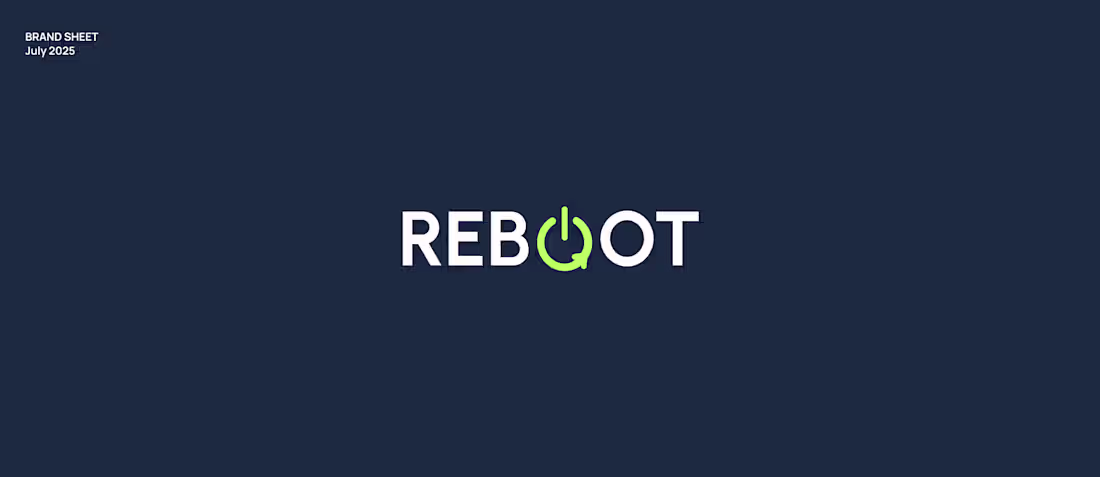 Cover image for Brand Identity for Reboot