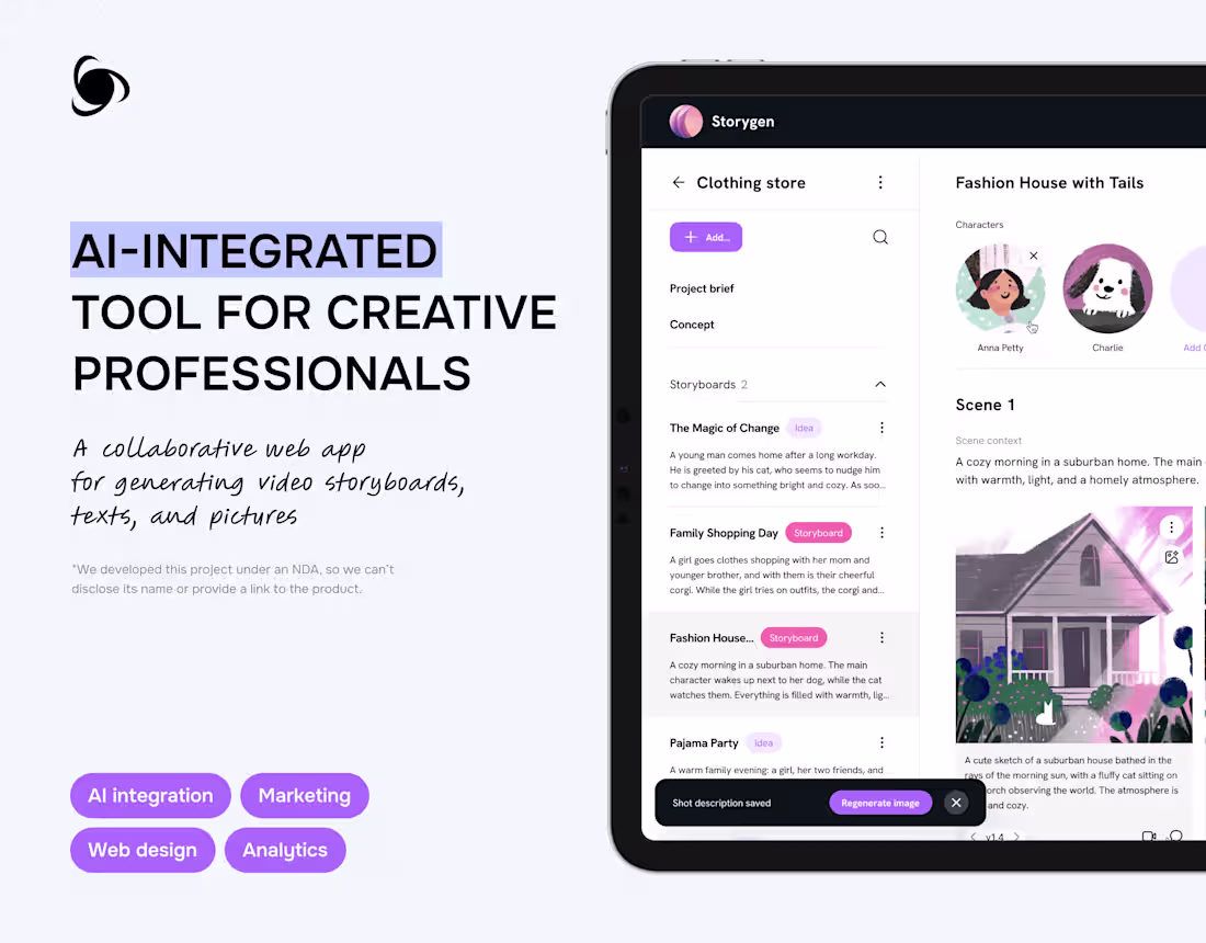 Cover image for AI Creative Web App Design for Marketing | IdentiXA