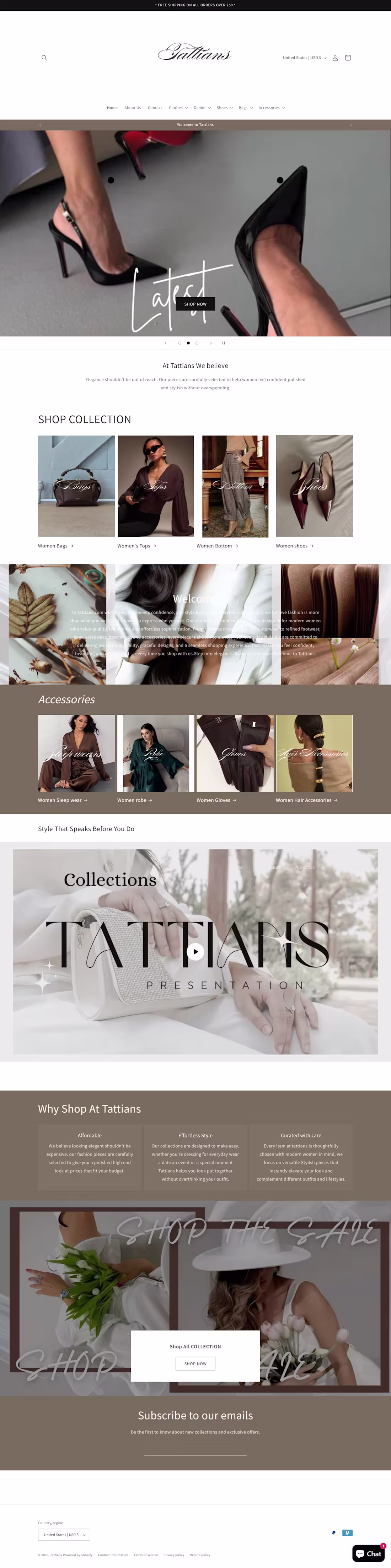 Cover image for Luxury fashion ecommerce website with