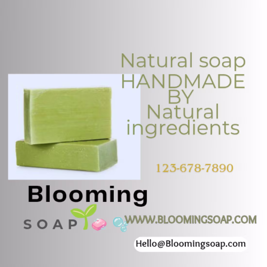 Cover image for Soap Business card 
I love