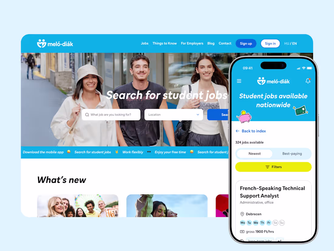 Cover image for Revamping the leading student jobs portal