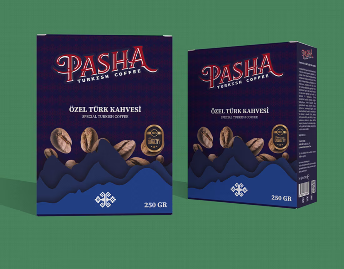 Cover image for Pasha Turkish coffee Package Design :: Behance