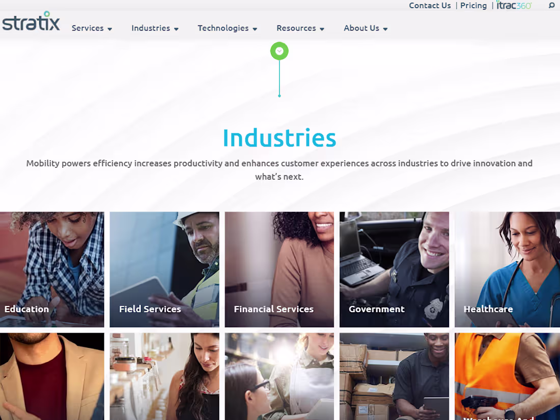 Cover image for Corporate technology solutions website with
