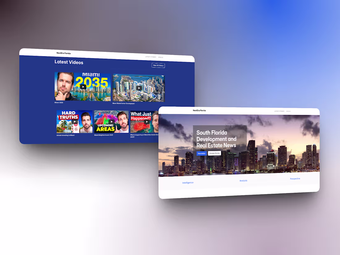 Cover image for NextEra Florida — Framer Website