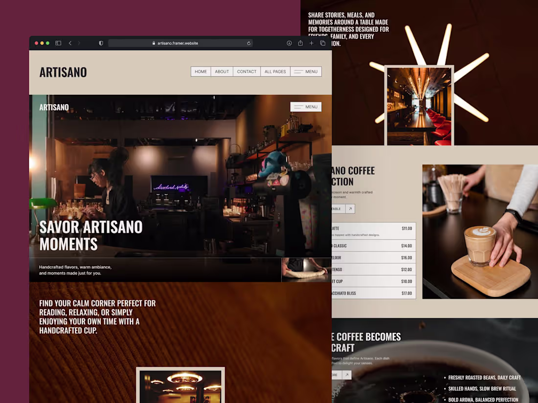Cover image for Artisano is a modern, fully
