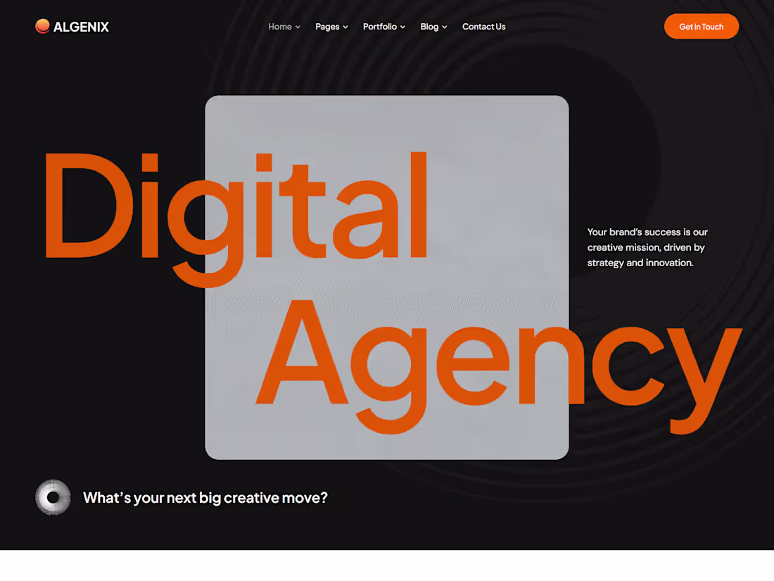 Cover image for Wordpress Digital Agency Website