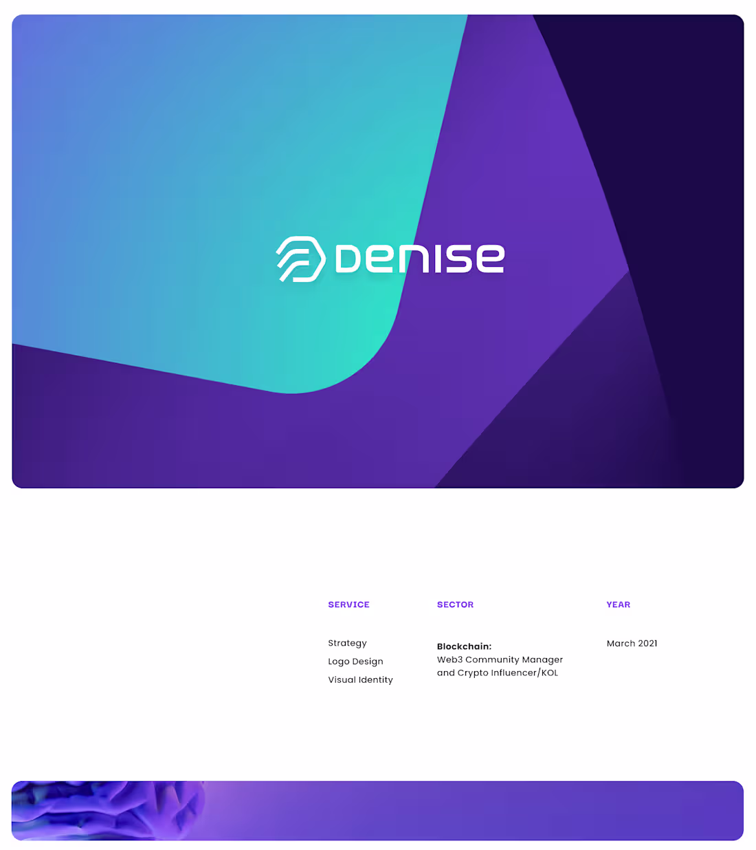 Cover image for Denise - Web3 KOL Personal Branding