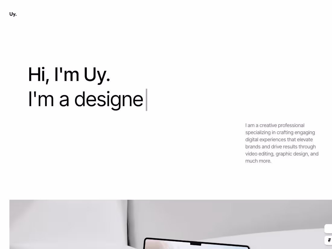 Cover image for My website portfolio | Truong Uy