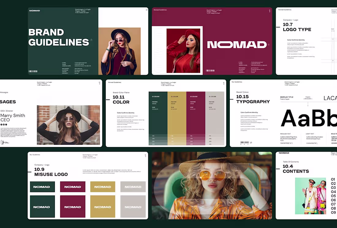Cover image for A complete brand guidelines and
