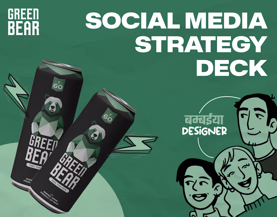 Cover image for Deck Design - Green Bear Social Media Strategy