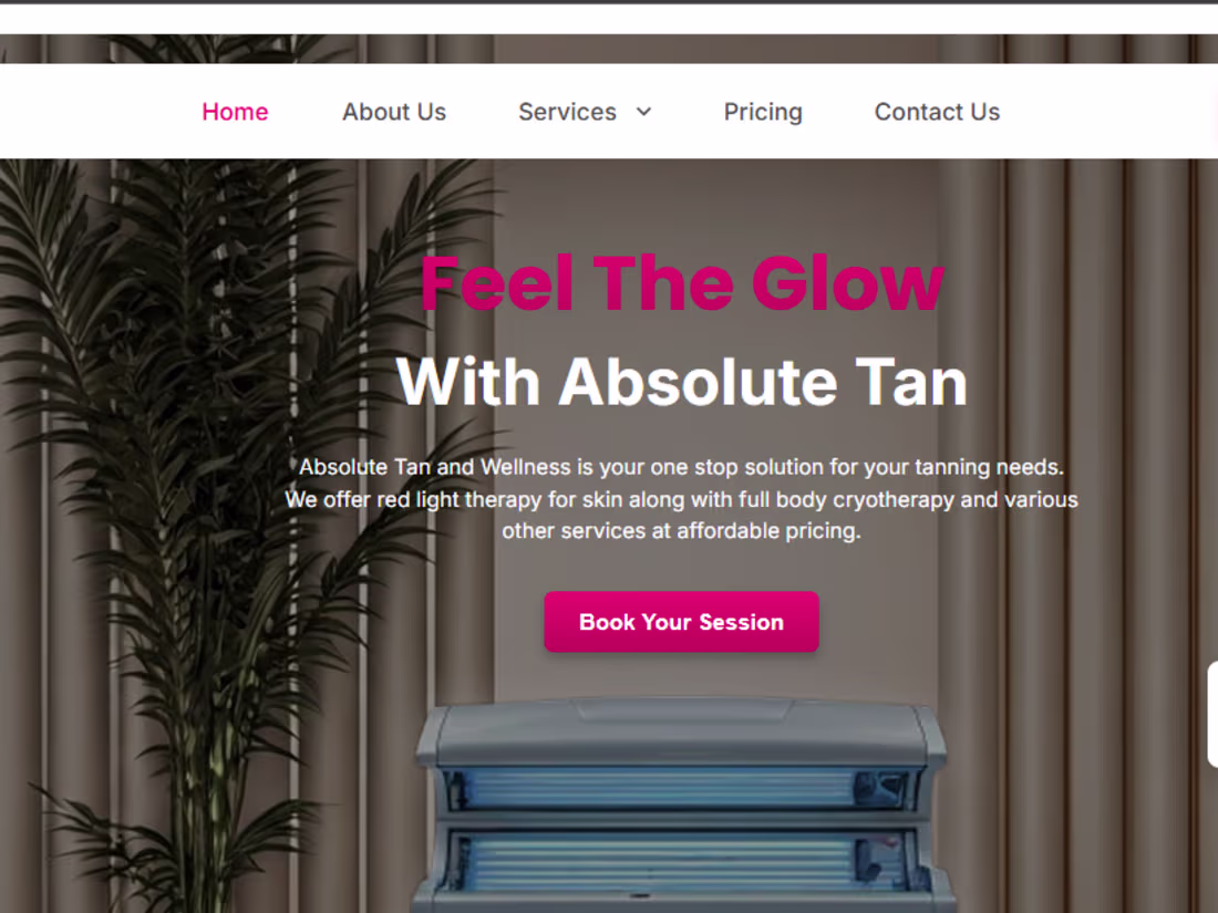Cover image for Professional Tanning & Wellness Services | Absolute Tan & Welln…