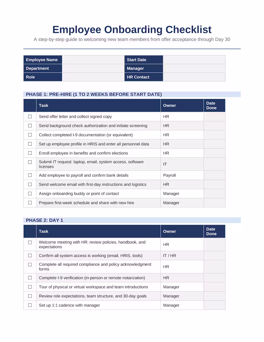 Cover image for Comprehensive Onboarding Checklist for Remote HR Teams