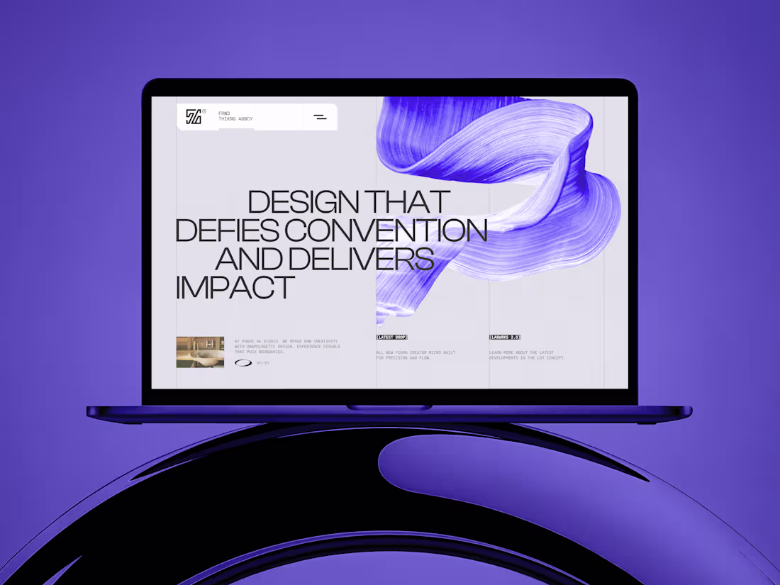 Cover image for Brutalism Agency Website Design