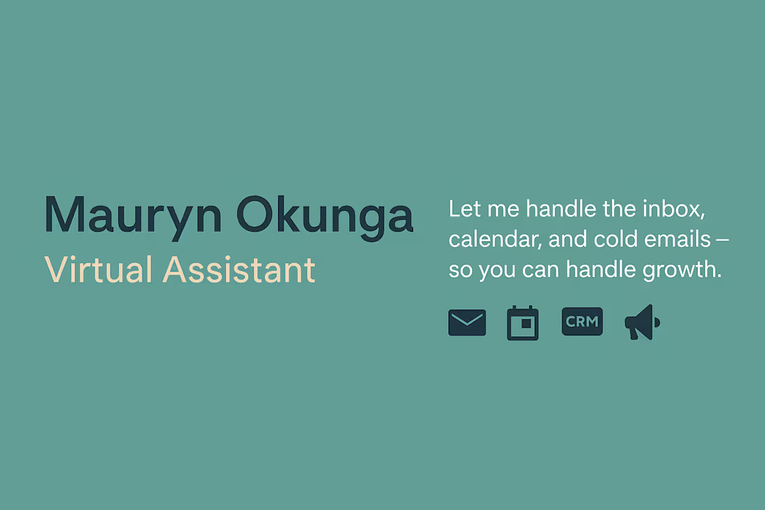 Cover image for Virtual Assistant & Admin Support